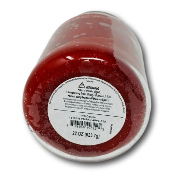 Yankee Candle Large Jar Candle Pumpkin Apple Butter 22 oz RETIRED - Picture 2 of 4